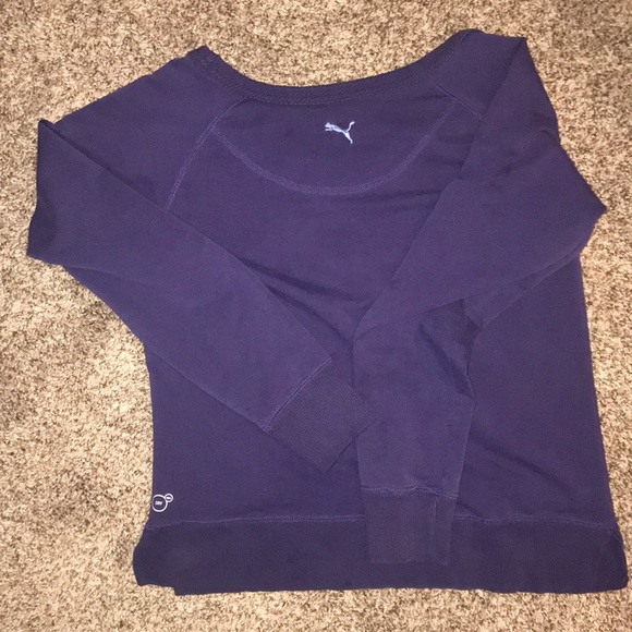 PUMA Crop Dri-Fit Sweatshirt - Picture 6 of 8